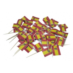 Hiszpania flaga wykałaczki  flagi pikery 50 sztuk